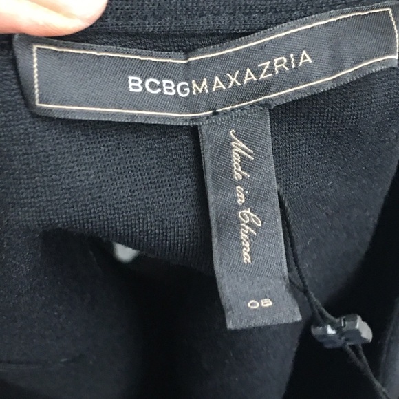 BCBGMAXAZRIA Black Francesca Mesh Pencil Skirt - Picture 7 of 8